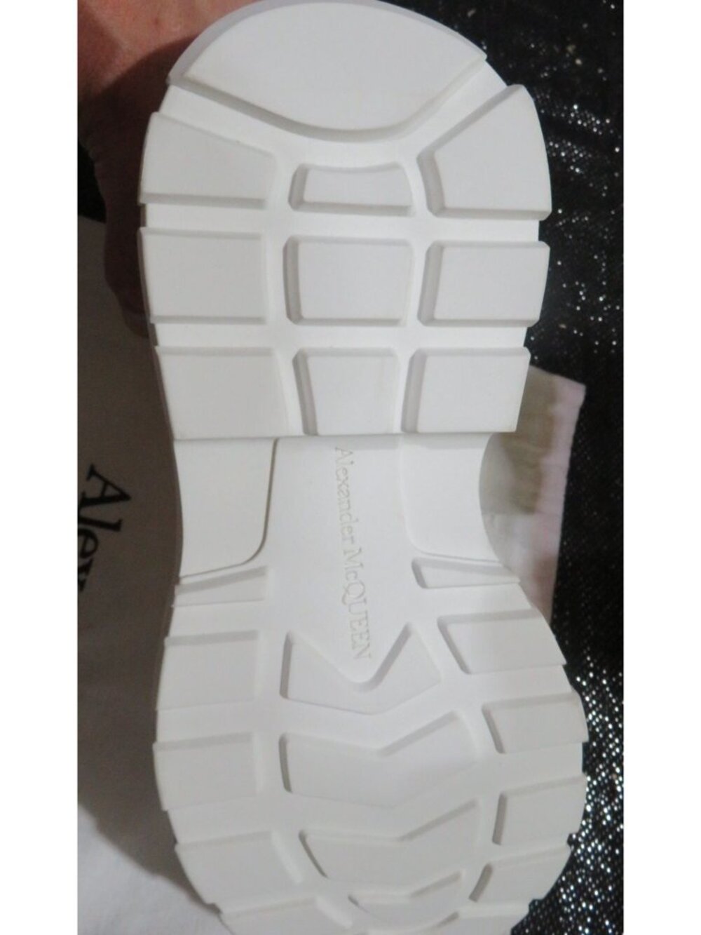 Alexander McQueen Tread Slick Sneakers in Yellow Canvas size 41 Mens 8 womens 10 - Picture 8 of 12